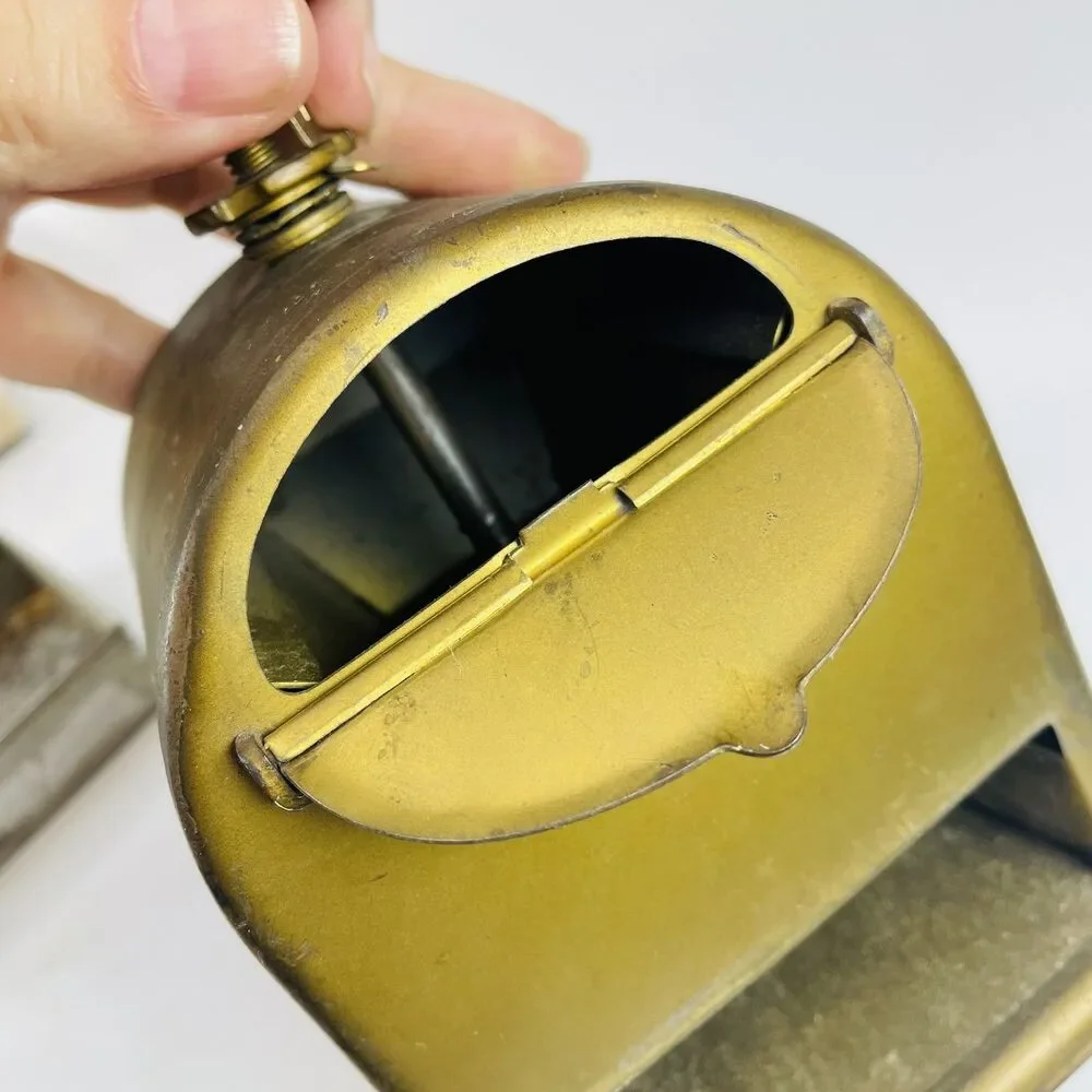 Vintage Mocca Hand Crank Coffee Grinder Mill Antique Brass Finish Germany